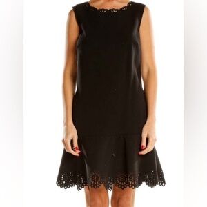 Loft Size 6 Elegant Black Sleeveless Dress